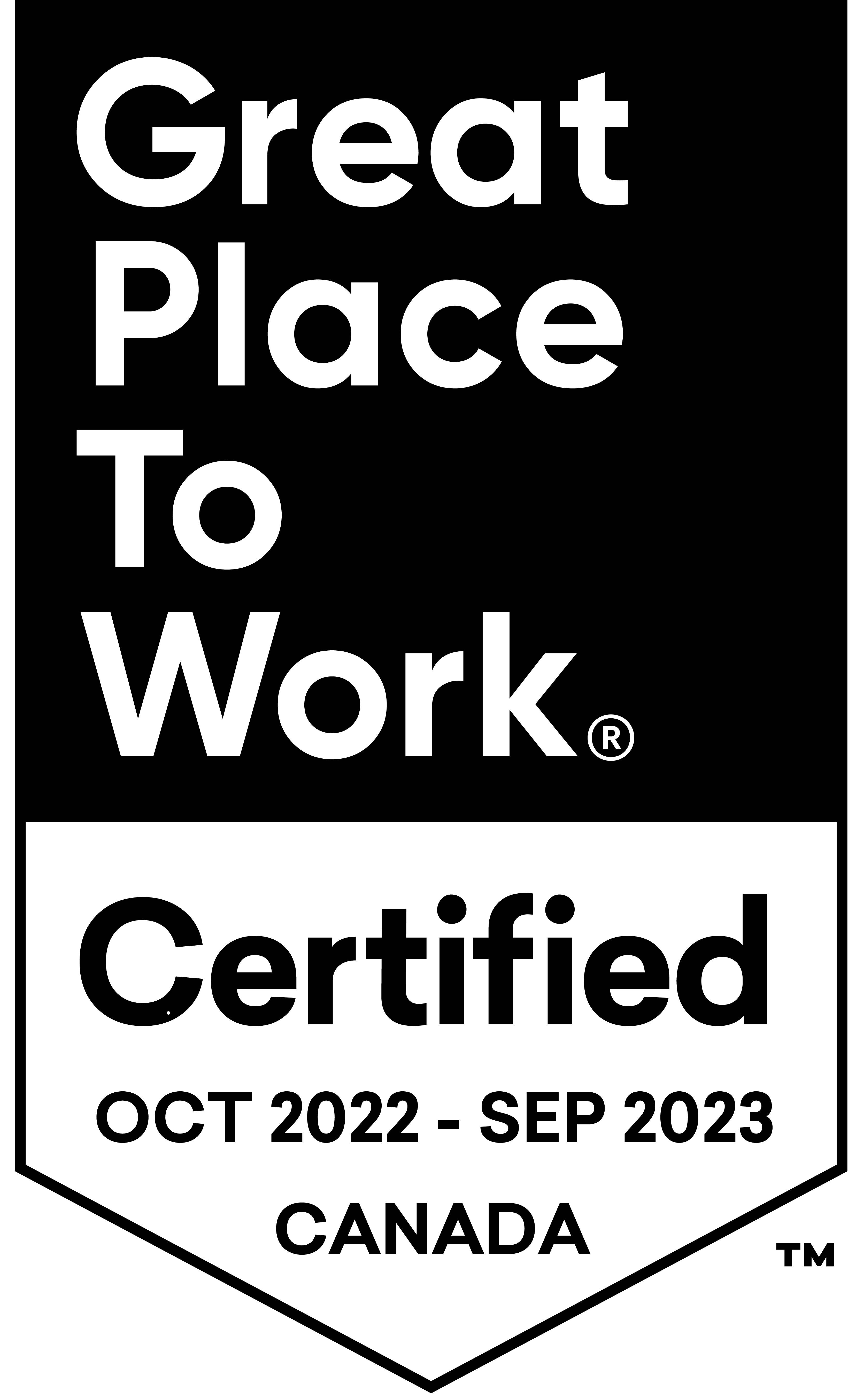 Great palce to work certification badge